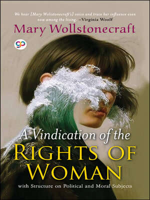 cover image of A Vindication of the Rights of Woman